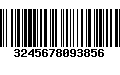 Código de Barras 3245678093856