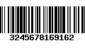 Código de Barras 3245678169162