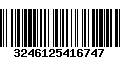 Código de Barras 3246125416747