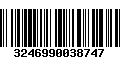 Código de Barras 3246990038747