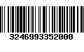 Código de Barras 3246993352000