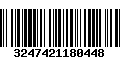 Código de Barras 3247421180448