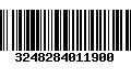 Código de Barras 3248284011900