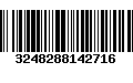 Código de Barras 3248288142716