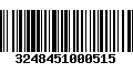 Código de Barras 3248451000515