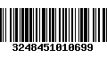 Código de Barras 3248451010699