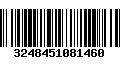 Código de Barras 3248451081460