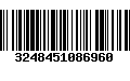 Código de Barras 3248451086960