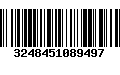 Código de Barras 3248451089497