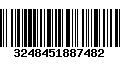 Código de Barras 3248451887482