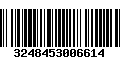 Código de Barras 3248453006614