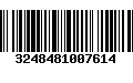 Código de Barras 3248481007614