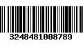 Código de Barras 3248481008789