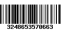 Código de Barras 3248653570663