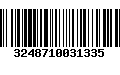 Código de Barras 3248710031335