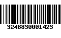 Código de Barras 3248830001423