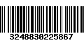 Código de Barras 3248830225867