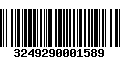 Código de Barras 3249290001589