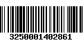 Código de Barras 3250001402861