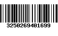 Código de Barras 3250269401699