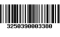 Código de Barras 3250390003380