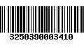 Código de Barras 3250390003410