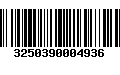 Código de Barras 3250390004936