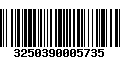 Código de Barras 3250390005735