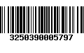 Código de Barras 3250390005797