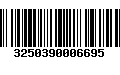 Código de Barras 3250390006695