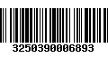 Código de Barras 3250390006893