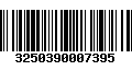 Código de Barras 3250390007395