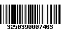 Código de Barras 3250390007463