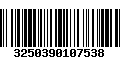 Código de Barras 3250390107538