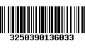 Código de Barras 3250390136033