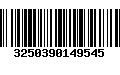 Código de Barras 3250390149545