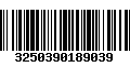 Código de Barras 3250390189039