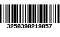 Código de Barras 3250390219057