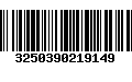 Código de Barras 3250390219149