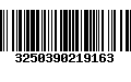 Código de Barras 3250390219163