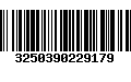 Código de Barras 3250390229179