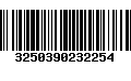 Código de Barras 3250390232254