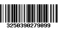 Código de Barras 3250390279099