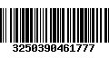 Código de Barras 3250390461777