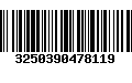 Código de Barras 3250390478119