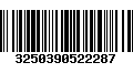 Código de Barras 3250390522287