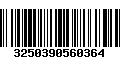 Código de Barras 3250390560364