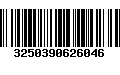 Código de Barras 3250390626046