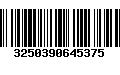 Código de Barras 3250390645375