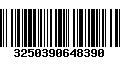 Código de Barras 3250390648390